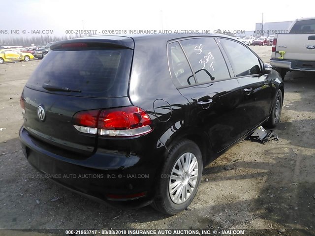 WVWDB7AJ8DW137900 - 2013 VOLKSWAGEN GOLF 黑色 照片 4