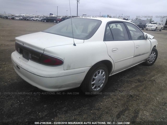 2G4WS52JX31149057 - 2003 BUICK CENTURY CUSTOM WHITE photo 4