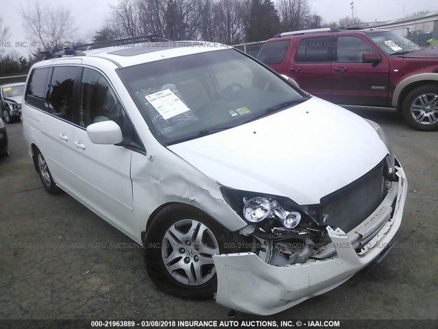 5FNRL38747B463160 - 2007 HONDA ODYSSEY EXL თეთრი ფოტო 1