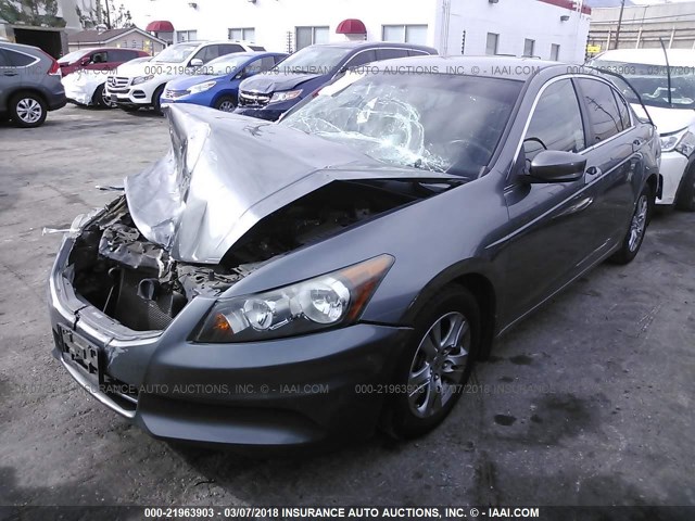 1HGCP2F43BA120193 - 2011 HONDA ACCORD LXP GRAY photo 2