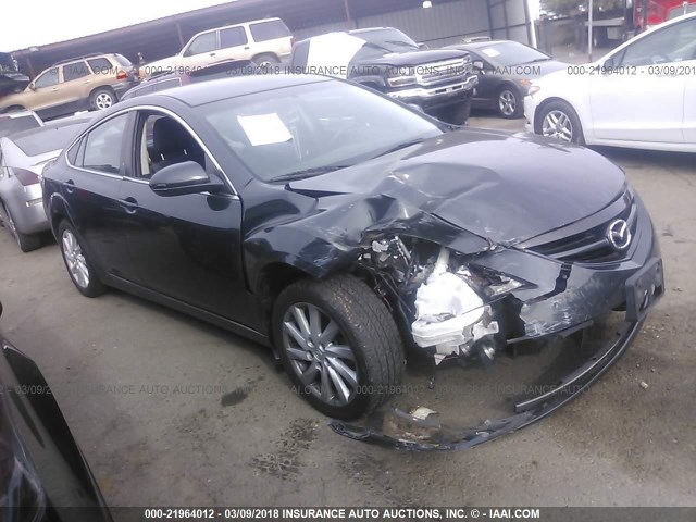 1YVHZ8DH0C5M14727 - 2012 MAZDA 6 I GRAY photo 1