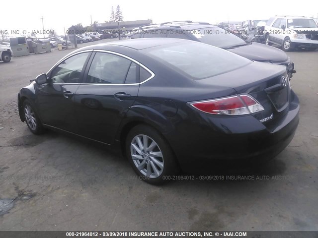 1YVHZ8DH0C5M14727 - 2012 MAZDA 6 I GRAY photo 3