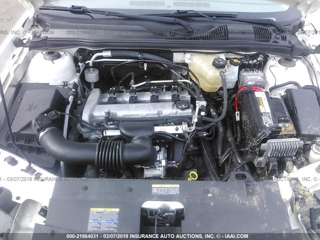 1G1ZS58F78F138661 - 2008 CHEVROLET MALIBU LS თეთრი ფოტო 10