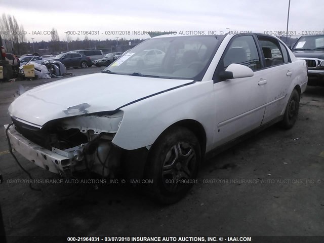 1G1ZS58F78F138661 - 2008 CHEVROLET MALIBU LS თეთრი ფოტო 2