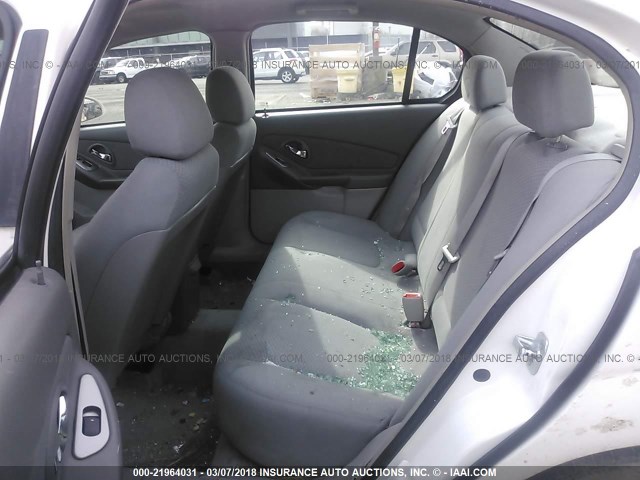 1G1ZS58F78F138661 - 2008 CHEVROLET MALIBU LS თეთრი ფოტო 8