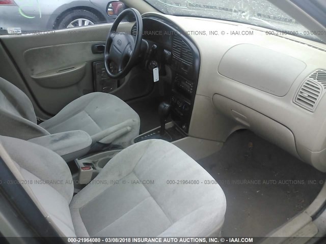 KNAFB121735272064 - 2003 KIA SPECTRA LS GOLD photo 5