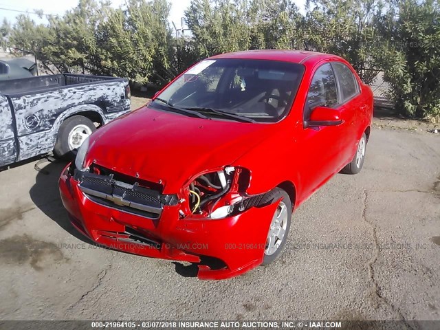 KL1TD5DE1BB136737 - 2011 CHEVROLET AVEO LS/LT 红色 照片 2