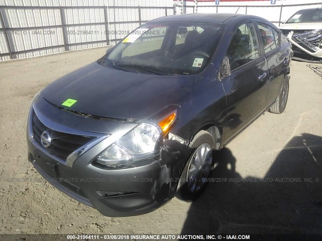 3N1CN7AP6GL811756 - 2016 NISSAN VERSA S/S PLUS/SV/SL GRAY photo 2