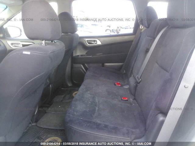 5N1AR2MM5EC650348 - 2014 NISSAN PATHFINDER S/SV/SL/PLATINUM 白色 照片 8