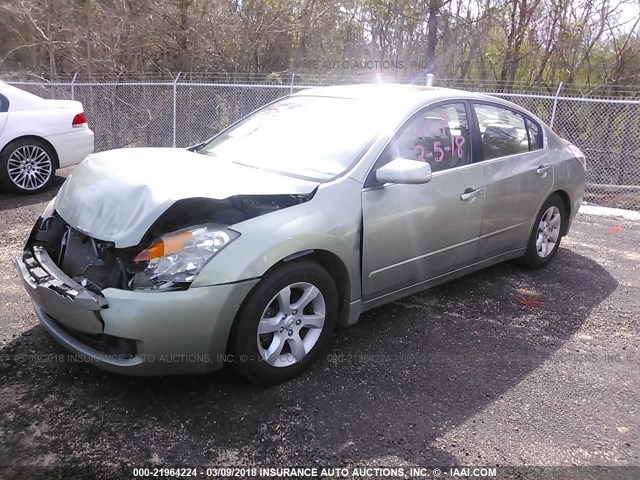 1N4AL21E58N502864 - 2008 NISSAN ALTIMA 2.5/2.5S GREEN photo 2