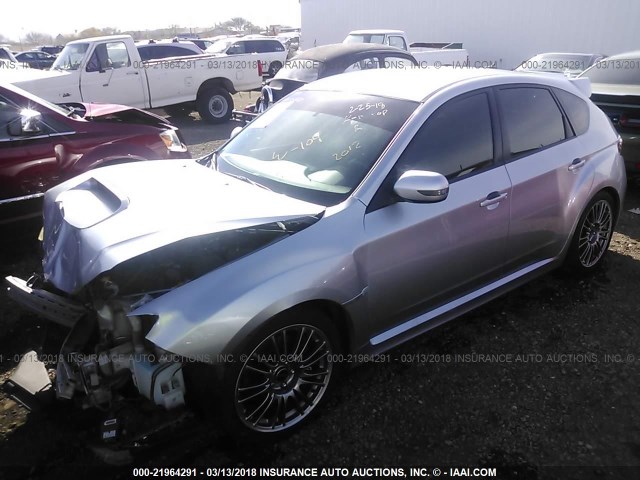 JF1GR8H63CL243953 - 2012 SUBARU IMPREZA WRX STI SILVER photo 2