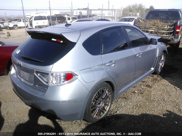 JF1GR8H63CL243953 - 2012 SUBARU IMPREZA WRX STI SILVER photo 4