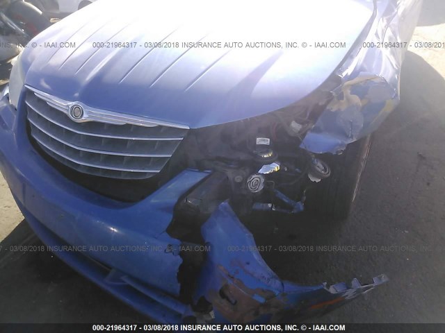 1C3LC56R87N545517 - 2007 CHRYSLER SEBRING TOURING BLUE photo 6