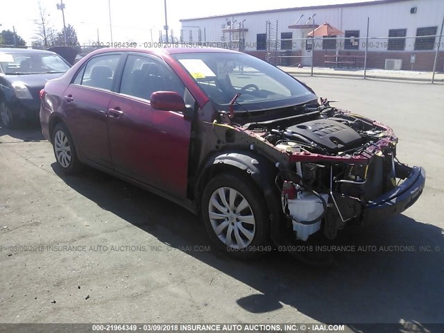 5YFBU4EE3CP039247 - 2012 TOYOTA COROLLA S/LE RED photo 1