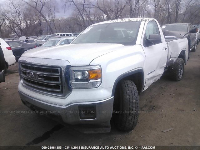 1GTN1TEC0FZ904751 - 2015 GMC SIERRA C1500 WHITE photo 2