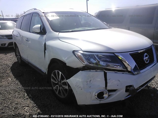 5N1AR2MN9DC678323 - 2013 NISSAN PATHFINDER S/SV/SL/PLATINUM WHITE photo 6