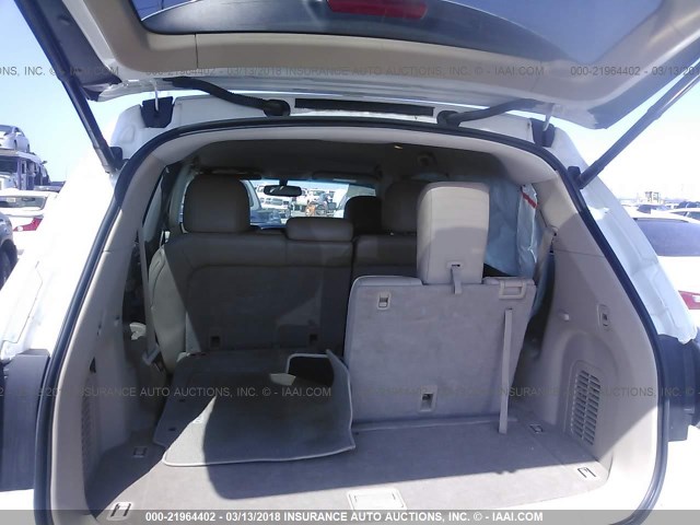 5N1AR2MN9DC678323 - 2013 NISSAN PATHFINDER S/SV/SL/PLATINUM 白色 照片 8