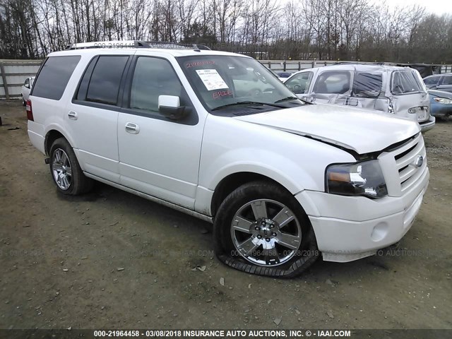 1FMJU2A57AEA07302 - 2010 FORD EXPEDITION LIMITED WHITE photo 1