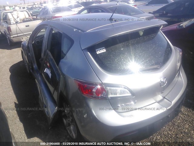 JM1BL1K35B1485522 - 2011 MAZDA SPEED 3 SILVER photo 3