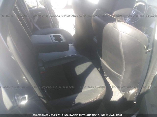 JM1BL1K35B1485522 - 2011 MAZDA SPEED 3 SILVER photo 8