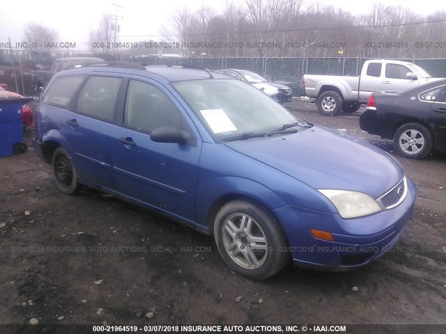 1FAFP36N05W244252 - 2005 FORD FOCUS ZXW BLUE photo 1