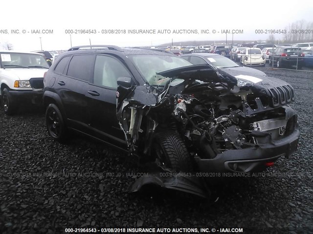 1C4PJMBX7JD517108 - 2018 JEEP CHEROKEE TRAILHAWK 黑色 照片 1