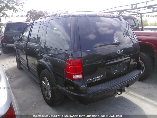 1FMDU75W43ZB57974 - 2003 FORD EXPLORER LIMITED BLACK photo 3