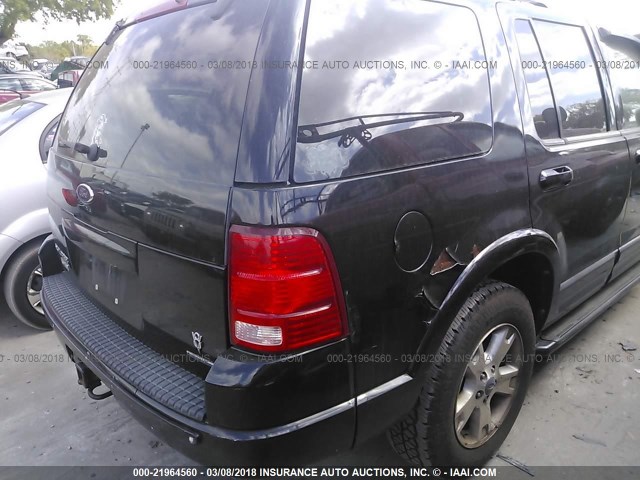 1FMDU75W43ZB57974 - 2003 FORD EXPLORER LIMITED შავი ფოტო 6