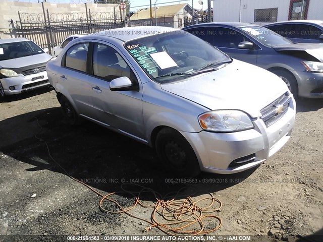 KL1TD5DE1BB138892 - 2011 CHEVROLET AVEO LS/LT 银色 照片 1