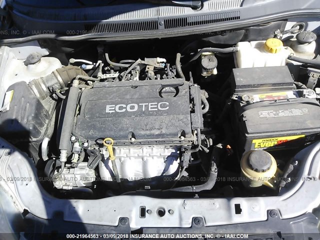 KL1TD5DE1BB138892 - 2011 CHEVROLET AVEO LS/LT 银色 照片 10