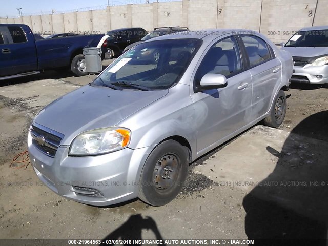 KL1TD5DE1BB138892 - 2011 CHEVROLET AVEO LS/LT 银色 照片 2