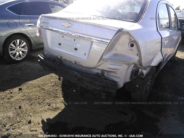 KL1TD5DE1BB138892 - 2011 CHEVROLET AVEO LS/LT 银色 照片 6