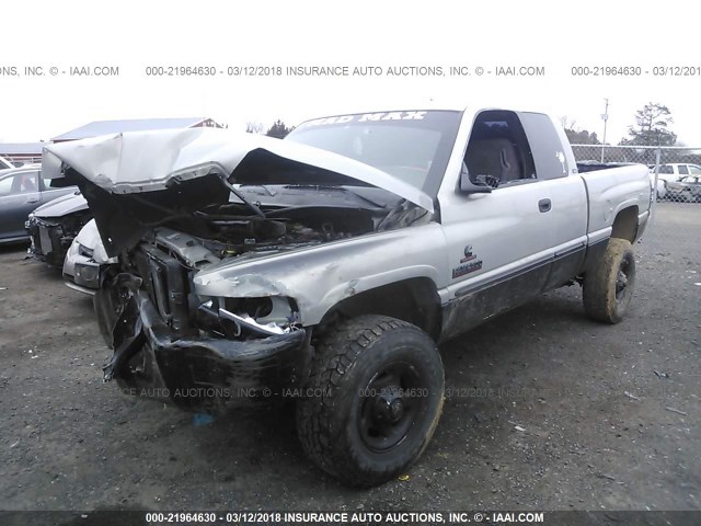 3B7KF23631G168716 - 2001 DODGE RAM 2500 SILVER photo 2