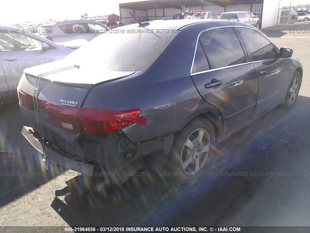 JHMCN36425C015338 - 2005 HONDA ACCORD HYBRID GRAY photo 4