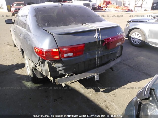 JHMCN36425C015338 - 2005 HONDA ACCORD HYBRID GRAY photo 6