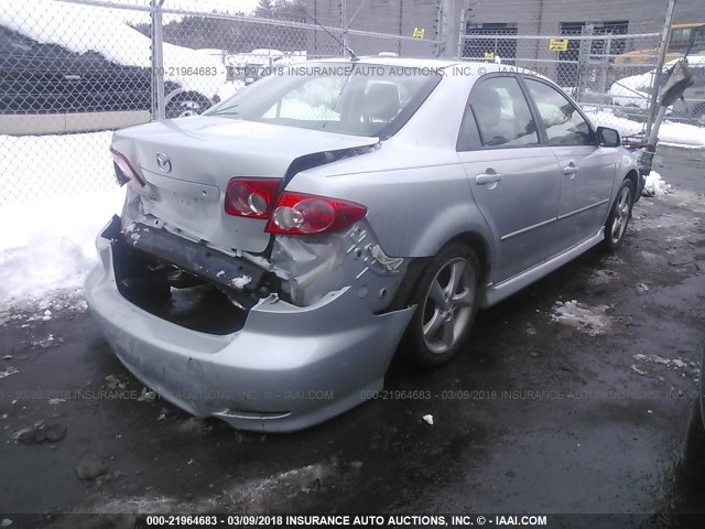 1YVHP80C645N11657 - 2004 MAZDA 6 I GRAY photo 4