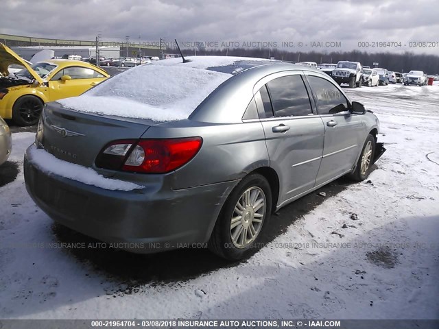 1C3LC56K07N566476 - 2007 CHRYSLER SEBRING TOURING GRAY photo 4