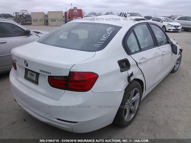 WBA3C3G58FNS76152 - 2015 BMW 320 I/XDRIVE WHITE photo 4