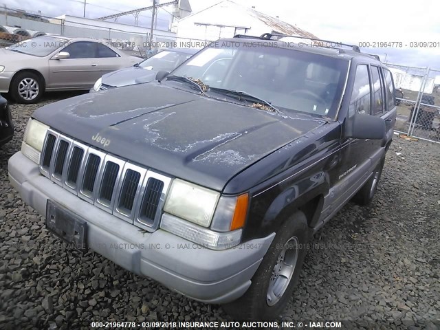 1J4FX58S9WC129994 - 1998 JEEP GRAND CHEROKEE LAREDO/TSI BLACK photo 2