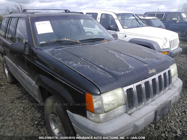 1J4FX58S9WC129994 - 1998 JEEP GRAND CHEROKEE LAREDO/TSI BLACK photo 6