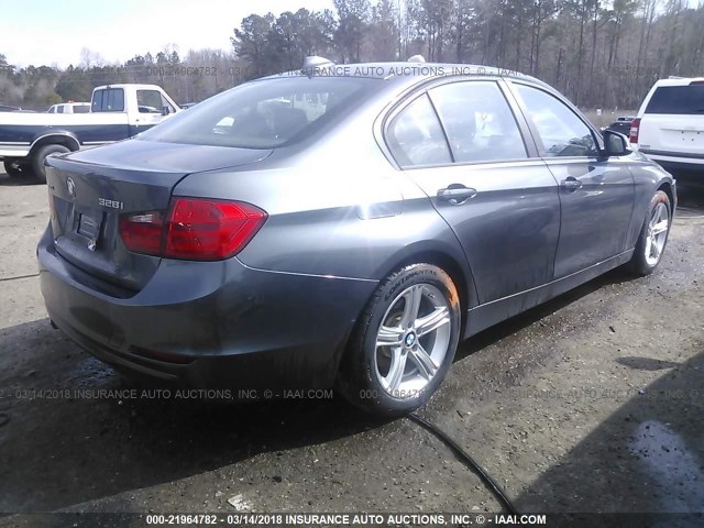 WBA3B5G57ENS10656 - 2014 BMW 328 XI SULEV GRAY photo 4