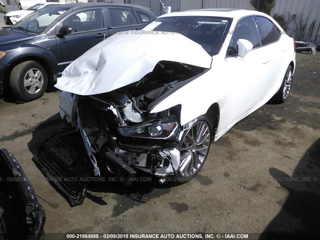 JTHBA1D23H5041615 - 2017 LEXUS IS 200T თეთრი ფოტო 2