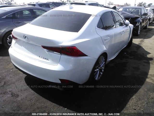 JTHBA1D23H5041615 - 2017 LEXUS IS 200T თეთრი ფოტო 4