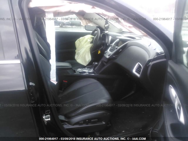 2GNFLGEK5H6293778 - 2017 CHEVROLET EQUINOX PREMIER BLACK photo 5