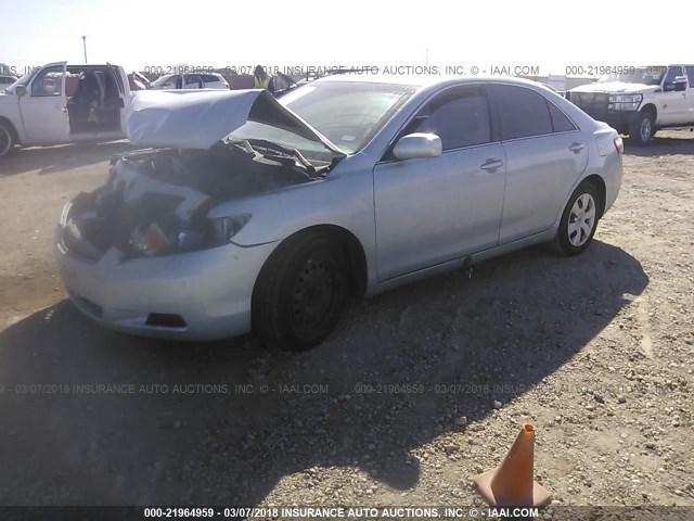 4T1BE46K17U665370 - 2007 TOYOTA CAMRY NEW GENERAT CE/LE/XLE/SE Light Blue photo 2