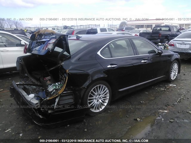 JTHBL5EF5C5111112 - 2012 LEXUS LS 460 BLACK photo 4