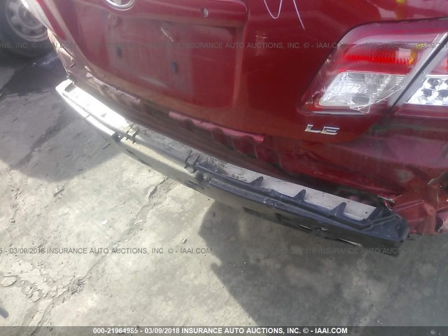 4T1BF3EK6BU136692 - 2011 TOYOTA CAMRY SE/LE/XLE Красный фото 6