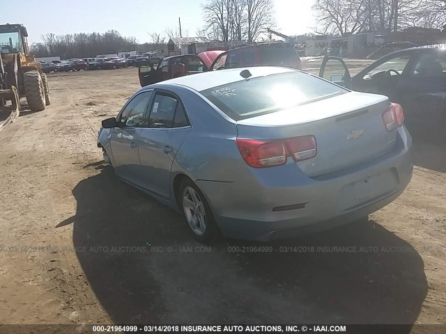 1G11B5SA6DU112746 - 2013 CHEVROLET MALIBU LS Light Blue photo 3