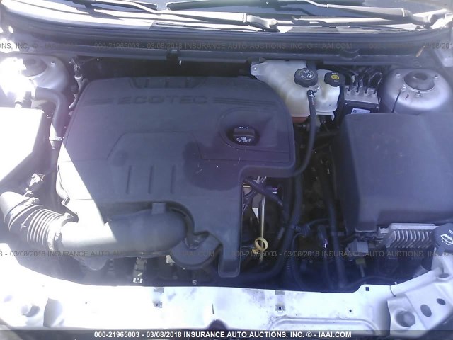 1G1ZB5E10BF139294 - 2011 CHEVROLET MALIBU LS 银色 照片 10