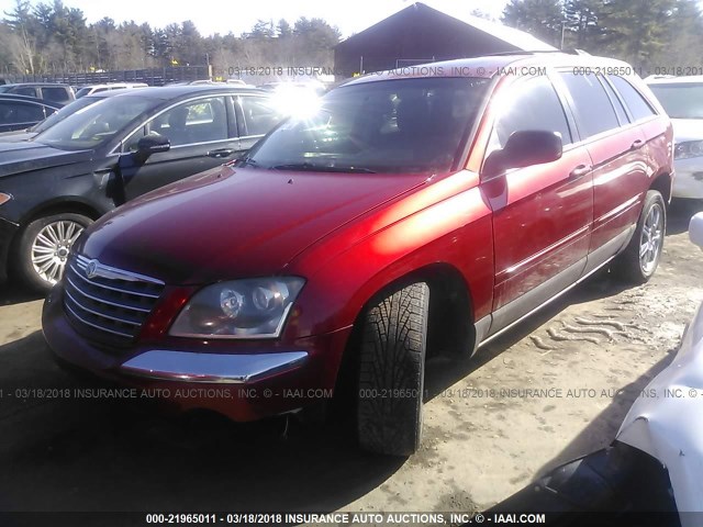 2A8GF68436R864877 - 2006 CHRYSLER PACIFICA TOURING RED photo 2